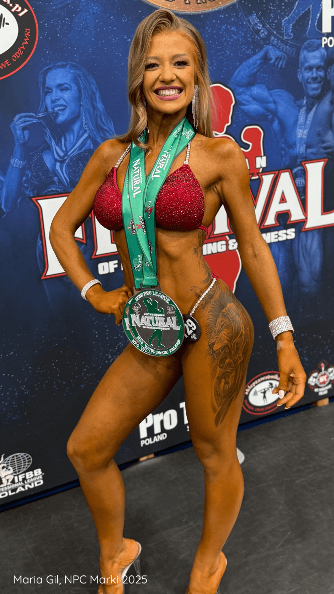 Makijaż kursantki Makeup Fitness