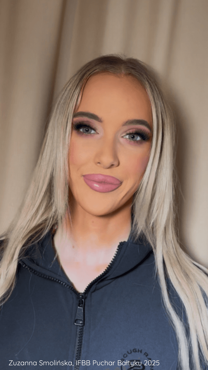 Makijaż kursantki Makeup Fitness
