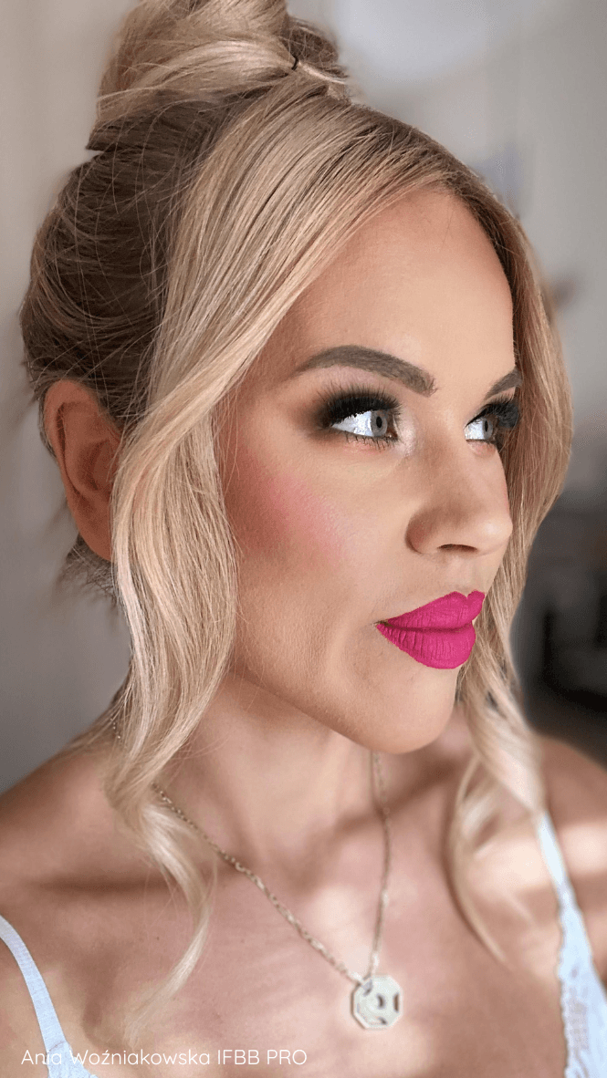 Makijaż kursantki Makeup Fitness