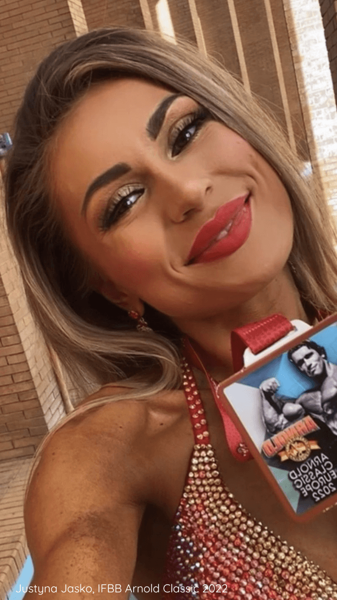Makijaż kursantki Makeup Fitness