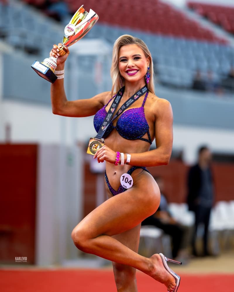 Makijaż kursantki Makeup Fitness