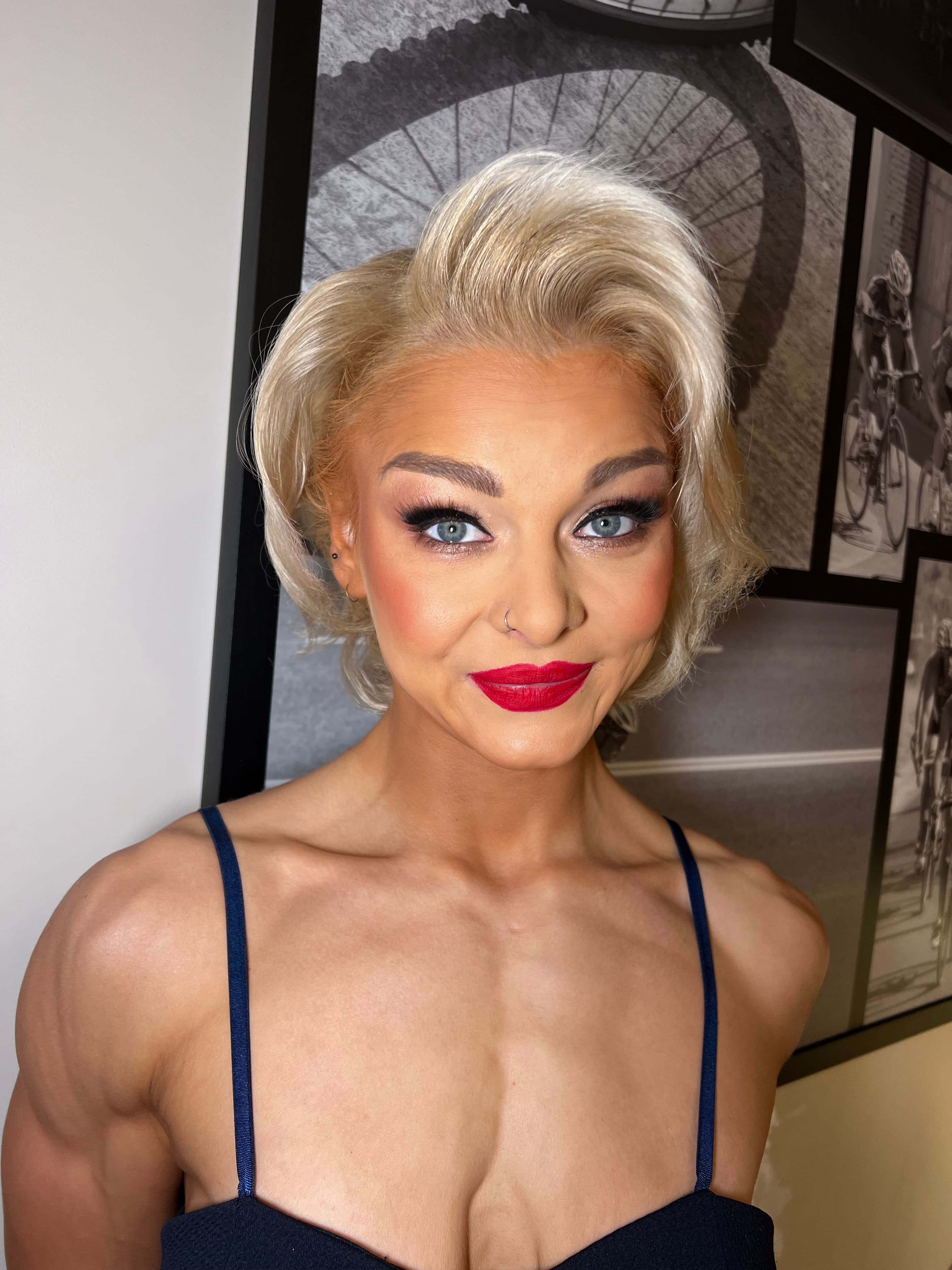 Makijaż kursantki Makeup Fitness