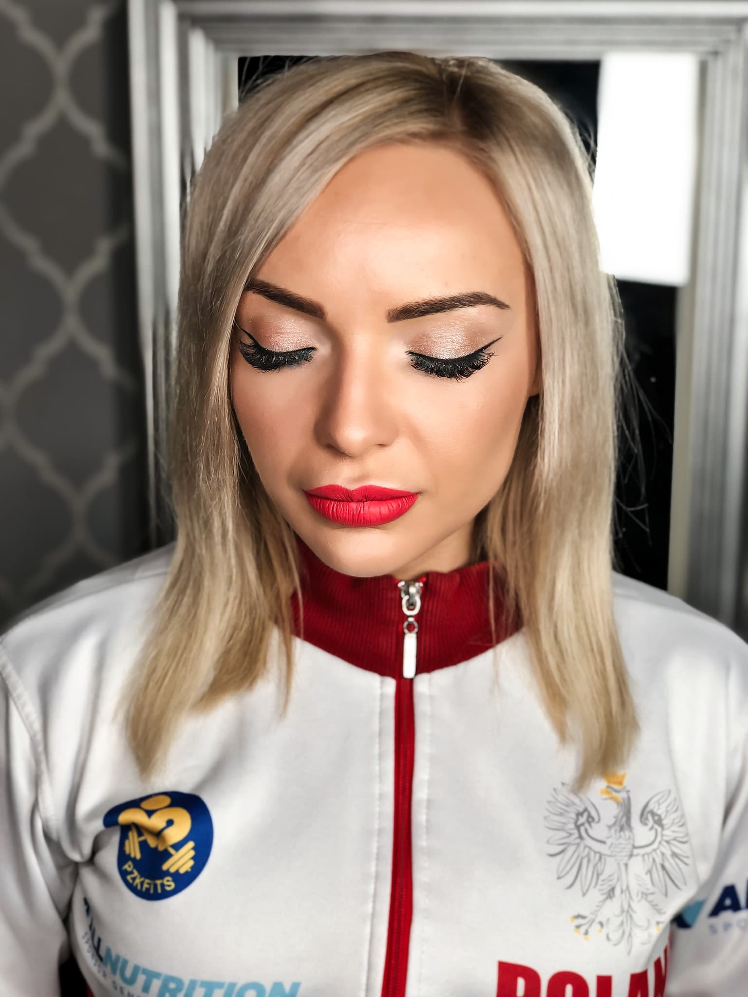 Makijaż kursantki Makeup Fitness